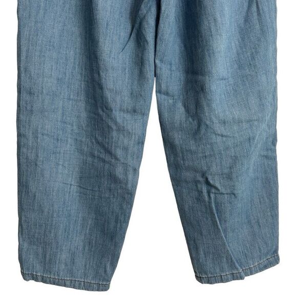 Zara Chambray Tapered Pants XS - Picture 6 of 8